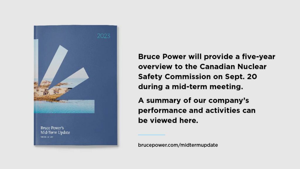 Bruce Power set to meet with Canadian Nuclear Safety Commission in Kincardine Sept. 20th