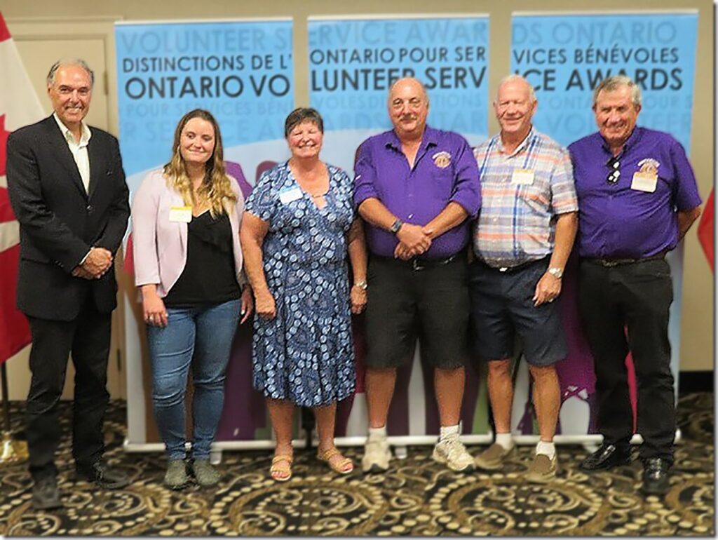 Kincardine Lions Members Recognized for Comittment to Volunteering at Recent Awards Presentation