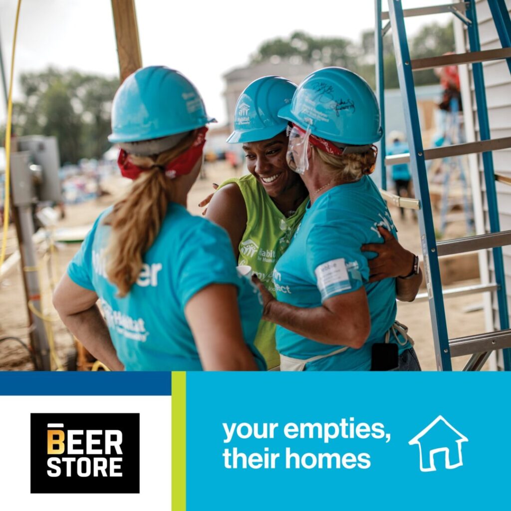 Beer Store accepting Empties in September in Support of Habitat for Humanity Huron County