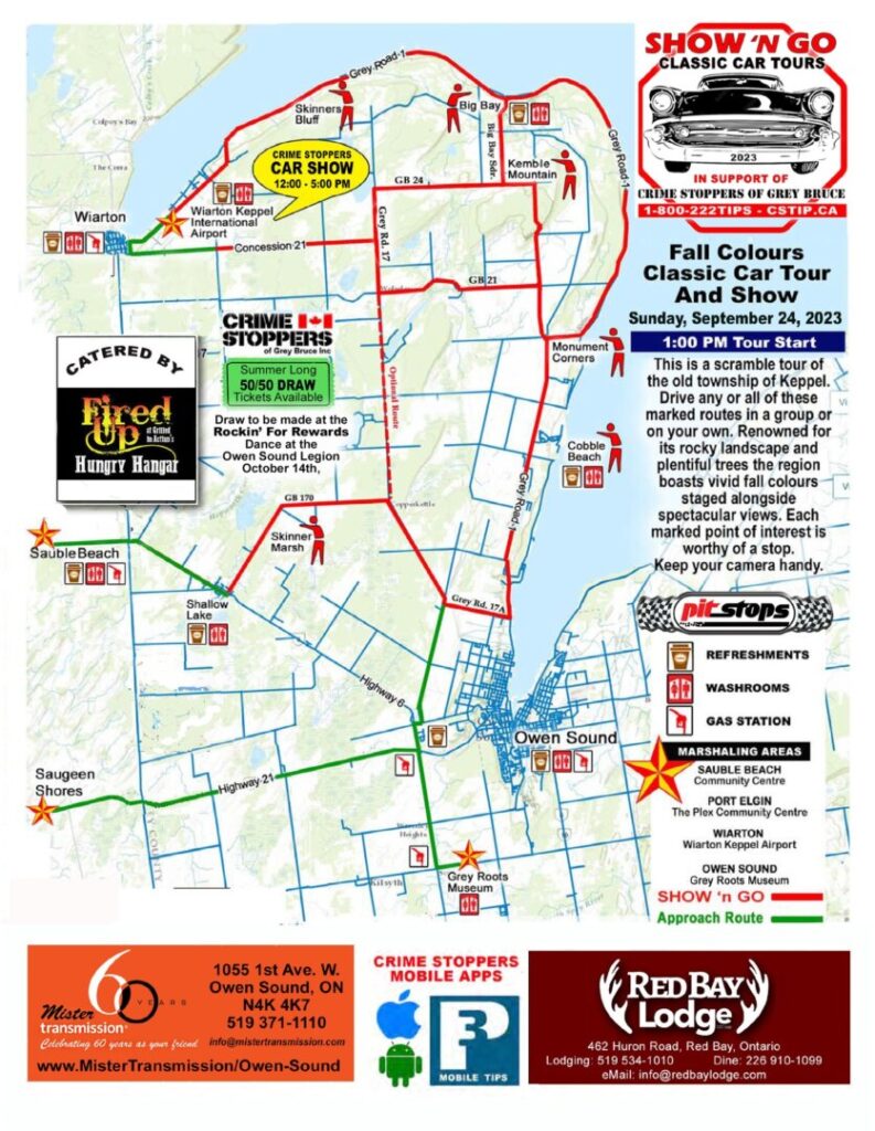 3rd Annual Keppel Fall Colours Tour set to depart from Sauble Beach, Wiarton, Owen Sound & Port Elgin