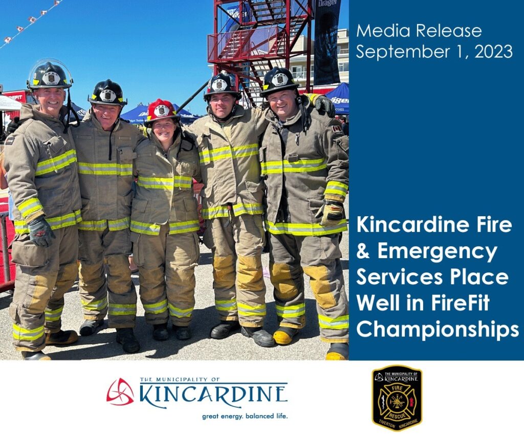 Kincardine Fire place well in recent FireFit Championships in Port Elgin