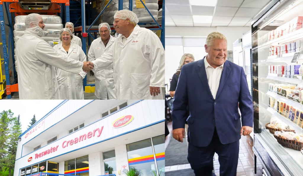 Huron-Bruce MPP Lisa Thompson shares photos of Premier’s recent visit to Gay Lea in Teeswater