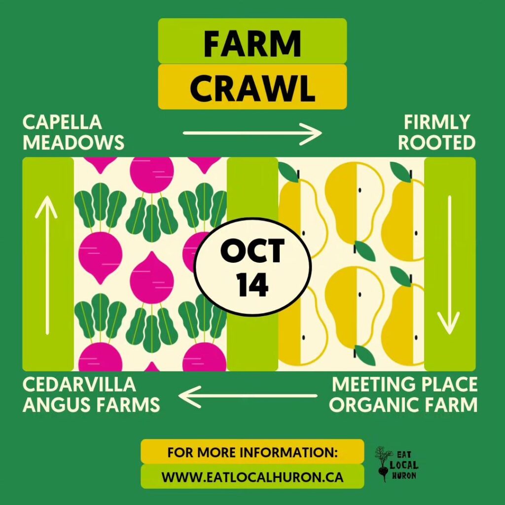 Eat Local Huron set for Final Farm Crawl of 2023 on Sat. Oct. 14th