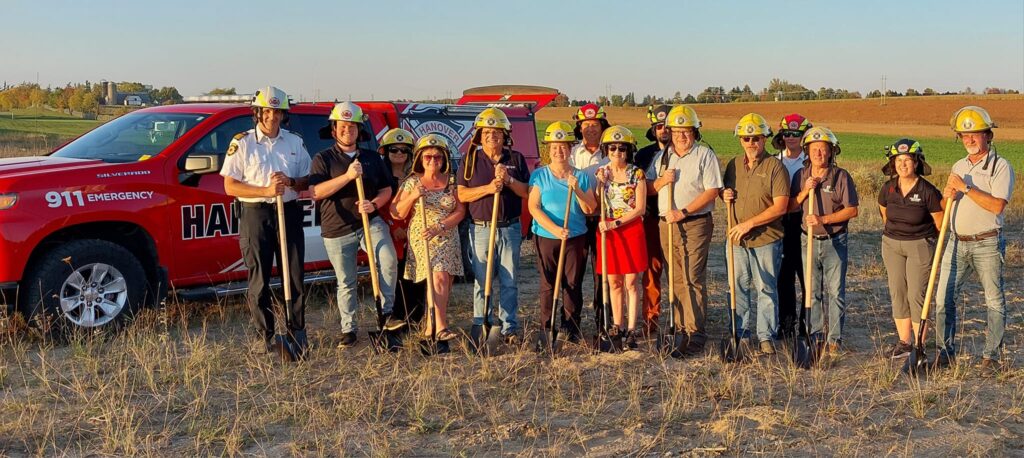 Hanover breaks ground on new Net-Zero Firehall Construction