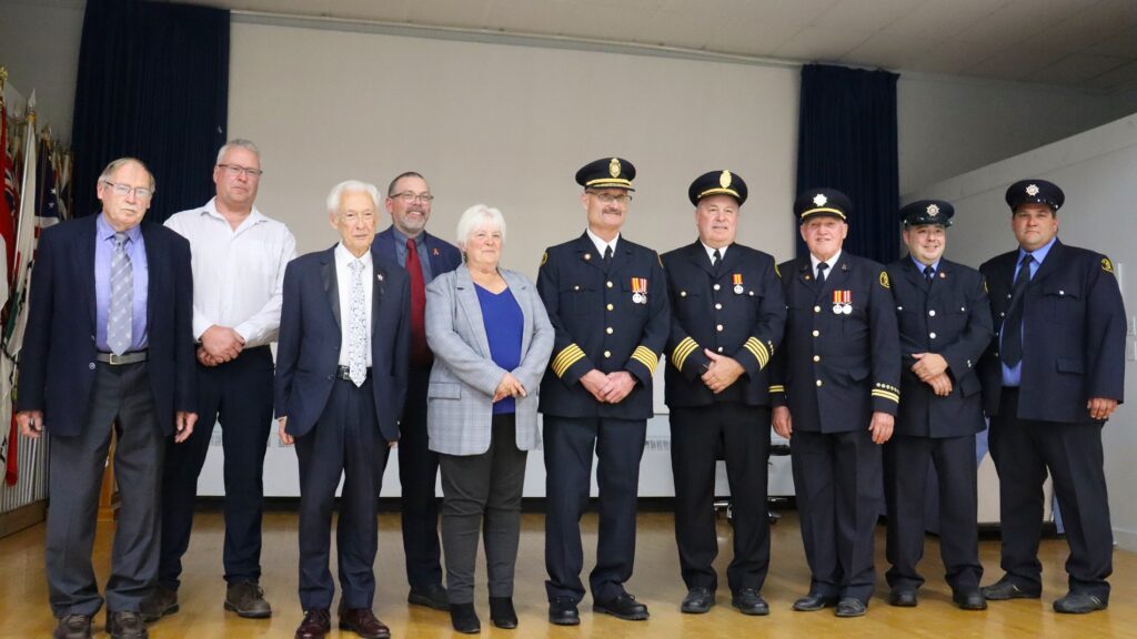 Inter Township Fire Department celebrate Long Service Awards at Recent Ceremony