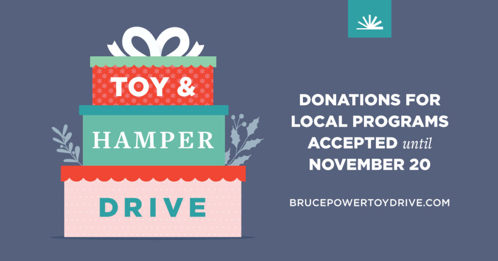 Bruce Power Kicks Off Toy and Hamper Program