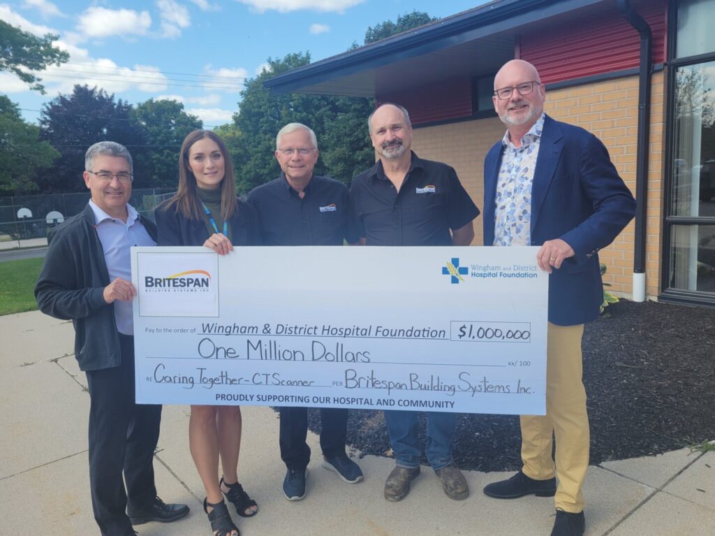 Wingham & District Hospital Foundation Receives  Million Donation