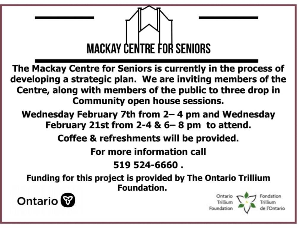 MacKay Centre for Seniors Building Strategic Plan