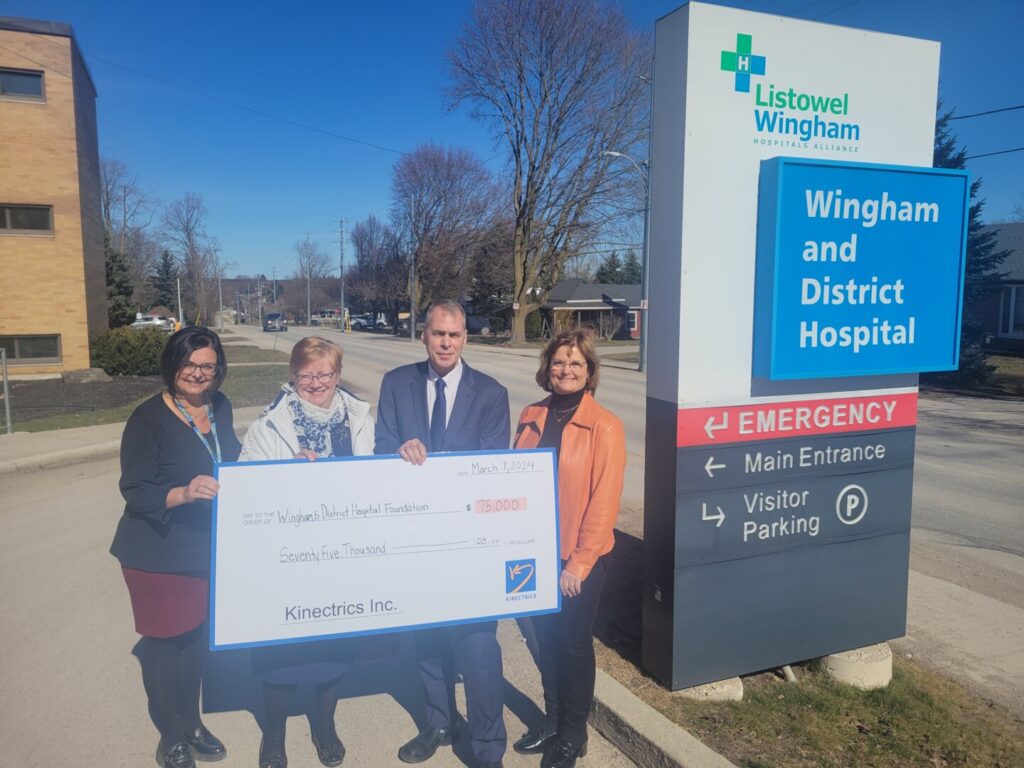 Kinectrics Inc Pledges ,000 Over Three Years to Wingham CT Scanner