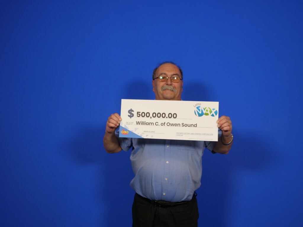 Owen Sound Man Cashes in on 0,000 Lotto Max Draw