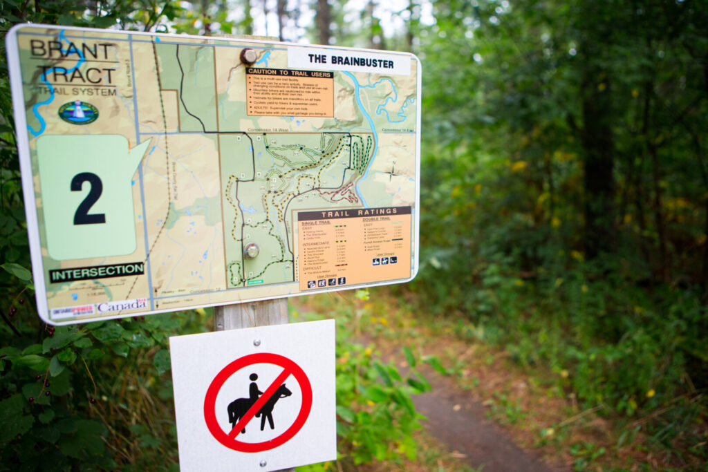 Brant Tract Trail Restricted Access for the Day