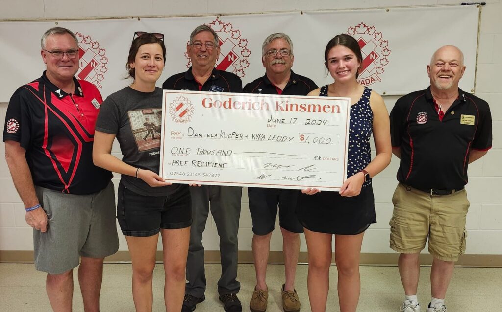 Goderich Kinsmen Announced Bursary Recipients