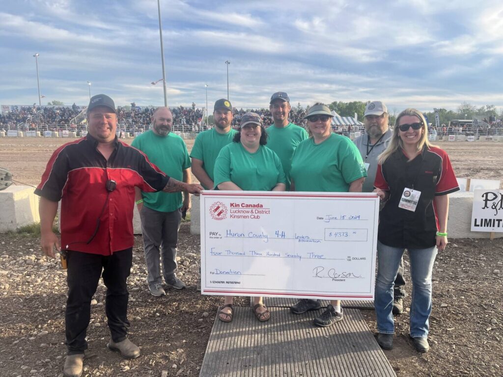 Huron County 4H Benefits from Dungannon Super Pull