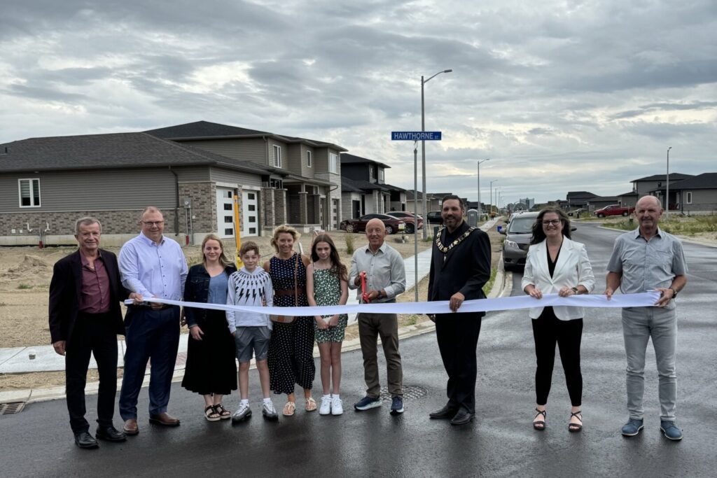 Saugeen Shores Dedicates Street to Duncan Hawthrone