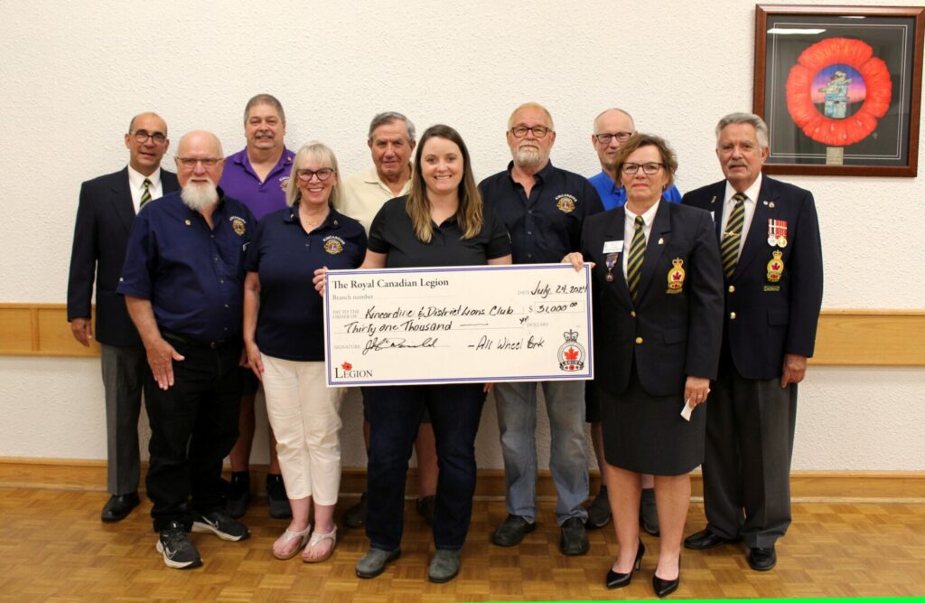 Kincardine Legion Donates ,000 to Local Groups