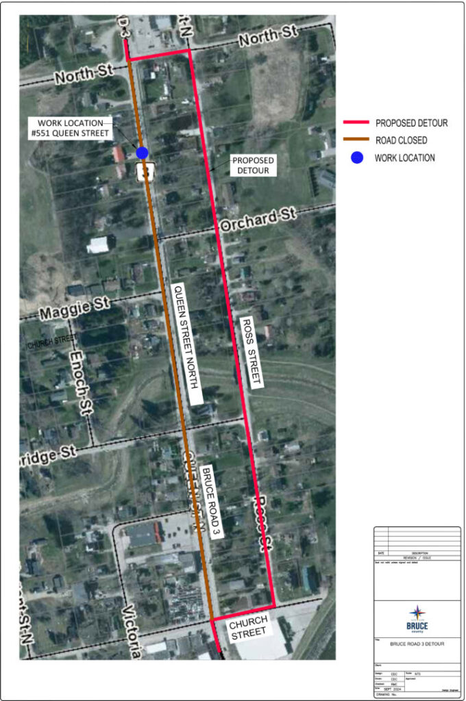 Sanitary Sewer Work Taking Place in Paisley