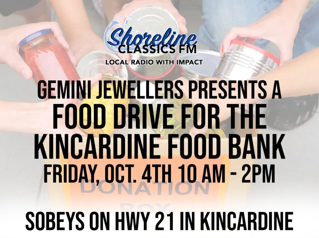 Food Drive this Friday in Kincardine!