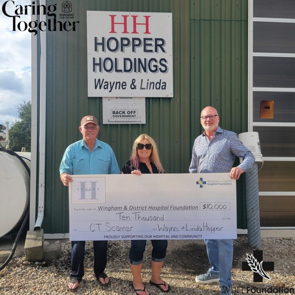 Hopper Holdings Pledges ,000 to Wingham CT Scanner