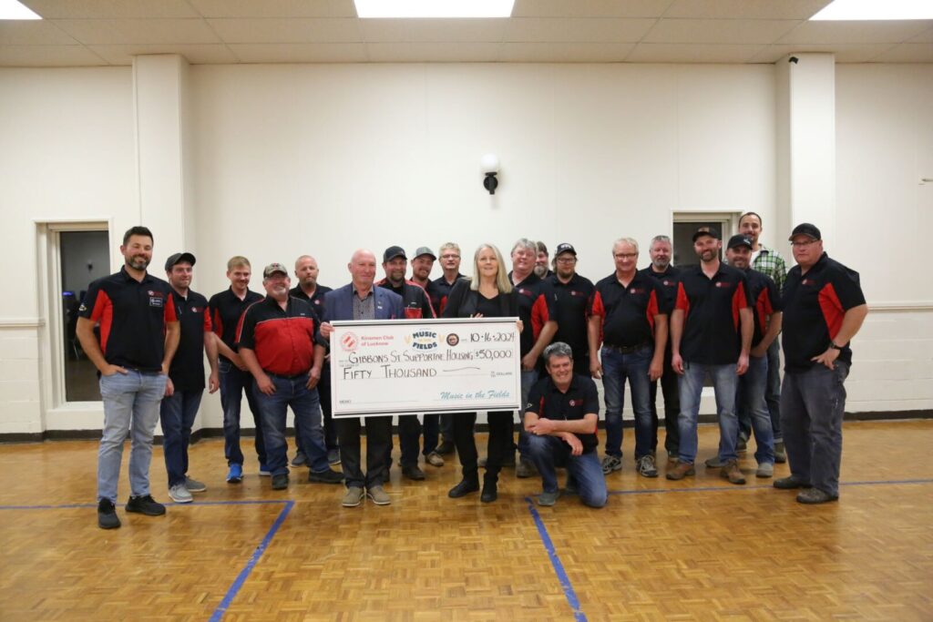 Lucknow Kinsmen Donate to Local Affordable Housing