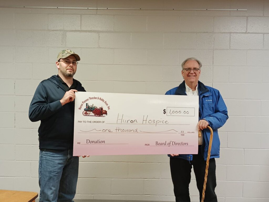 Huron Pioneer Thresher & Hobby Association Makes 00 Donations