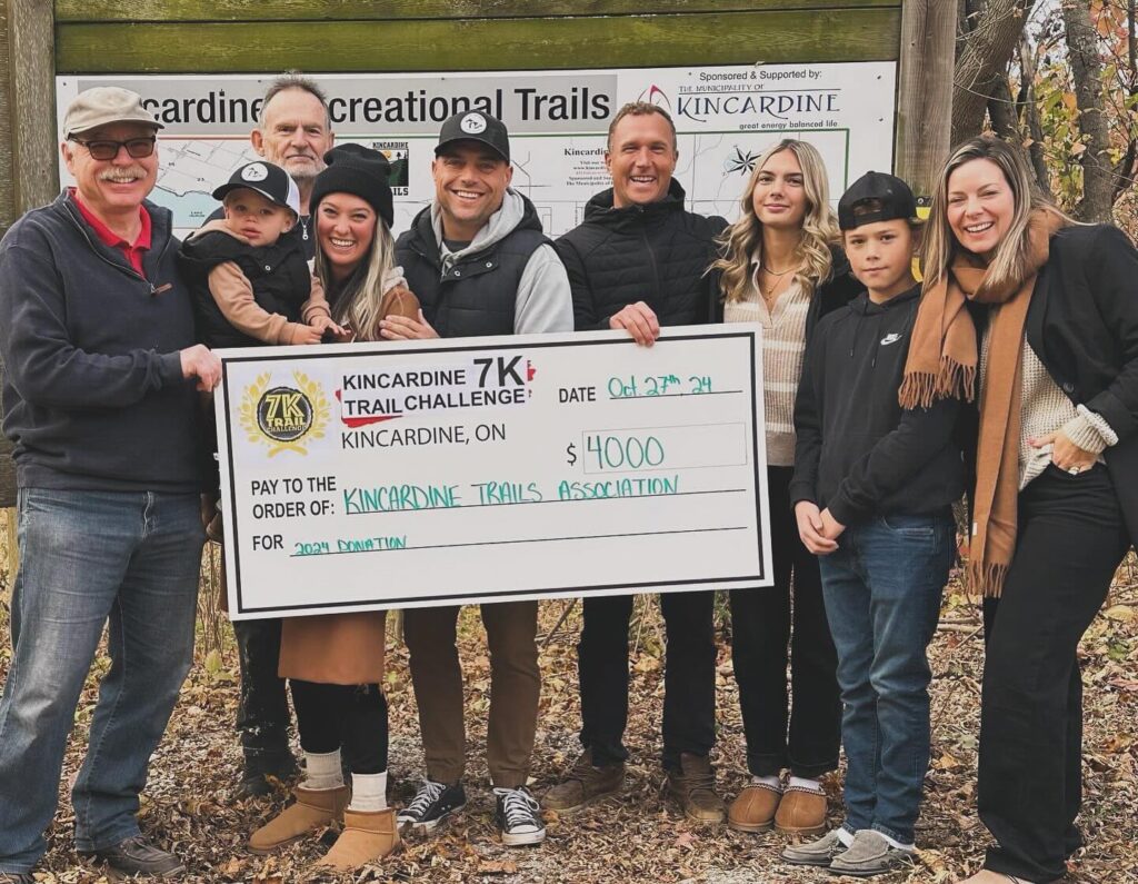 Kincardine 7K Trail Challenge Donates 00 from Event