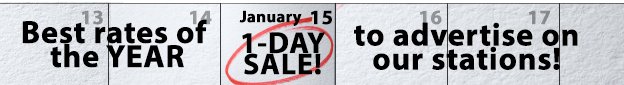 1 Day Sale Banner