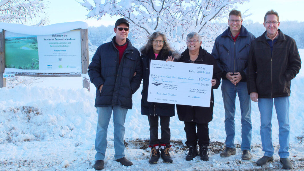 00 Donated to Huron County Food Bank