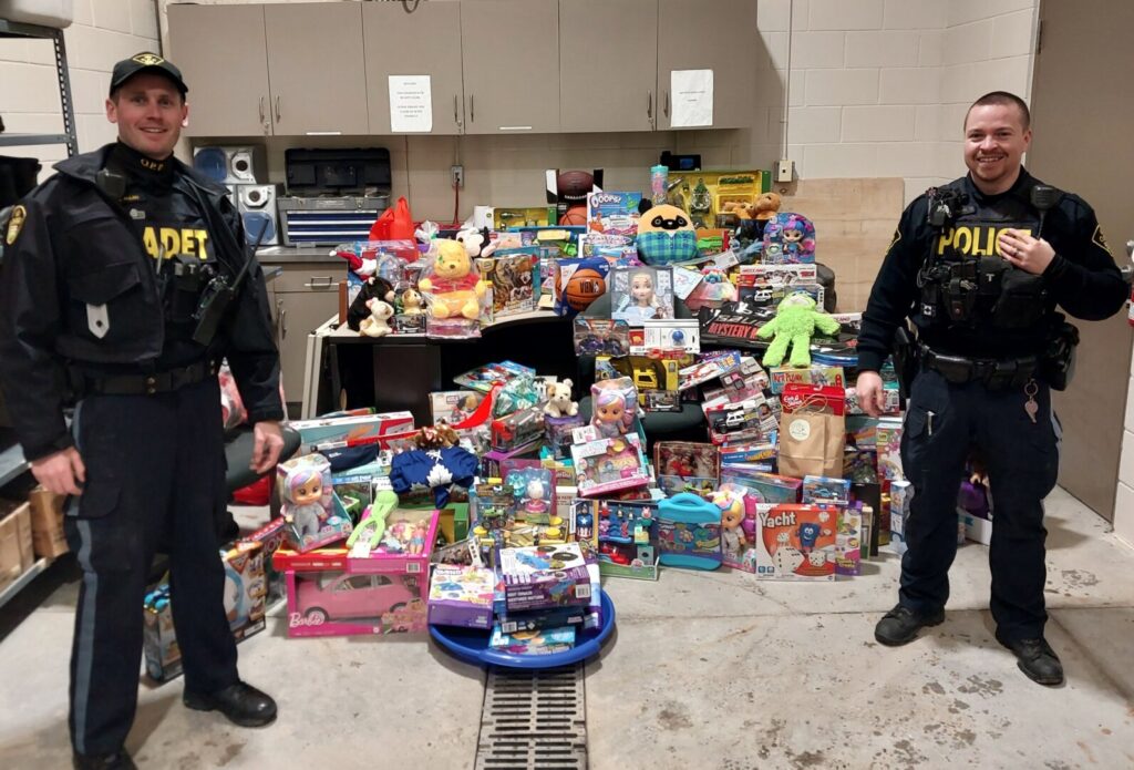 Two Cruisers Filled in Recent Toy Drive