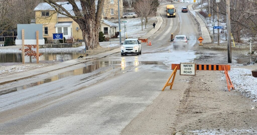 Durham Street Bridge Closed from Flooding Durham Street Bridge Closed from Flooding