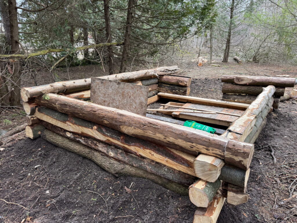 Man Tries Building Cabin from MVCA Trees