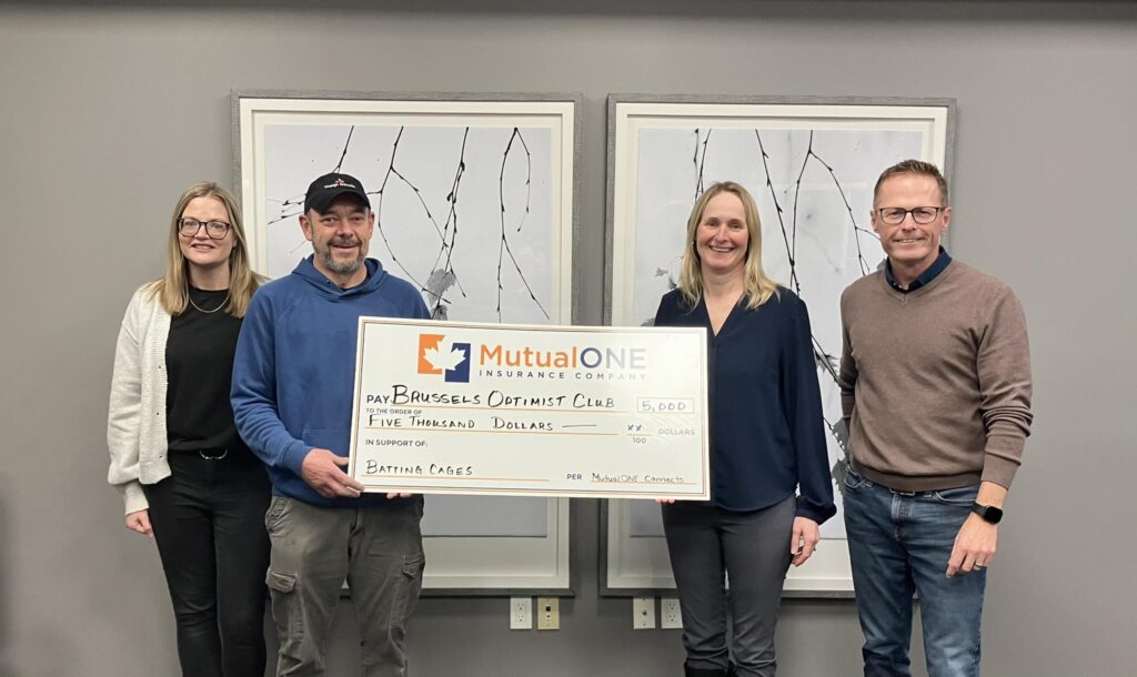 MutualOne Insurance Donates to Batting Cage Project