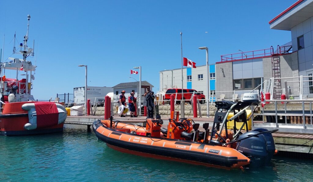 Adrift Child in Inflatable Saved in Lake Huron