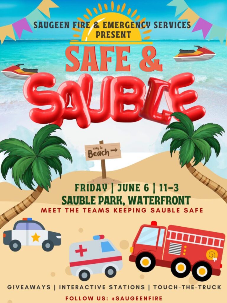 Saugeen Fire Holding Water Safety Event Saugeen Fire Holding Water Safety Event