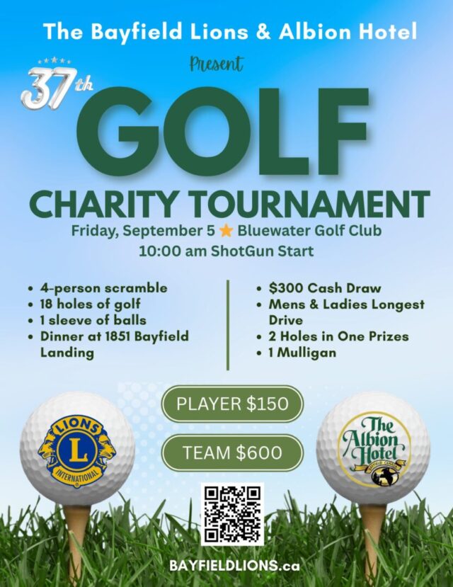2025 Lions Golf Poster