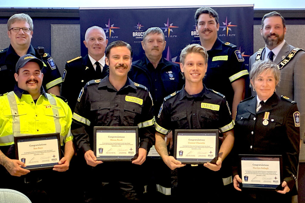 Bruce County Paramedics Recognized with Awards
