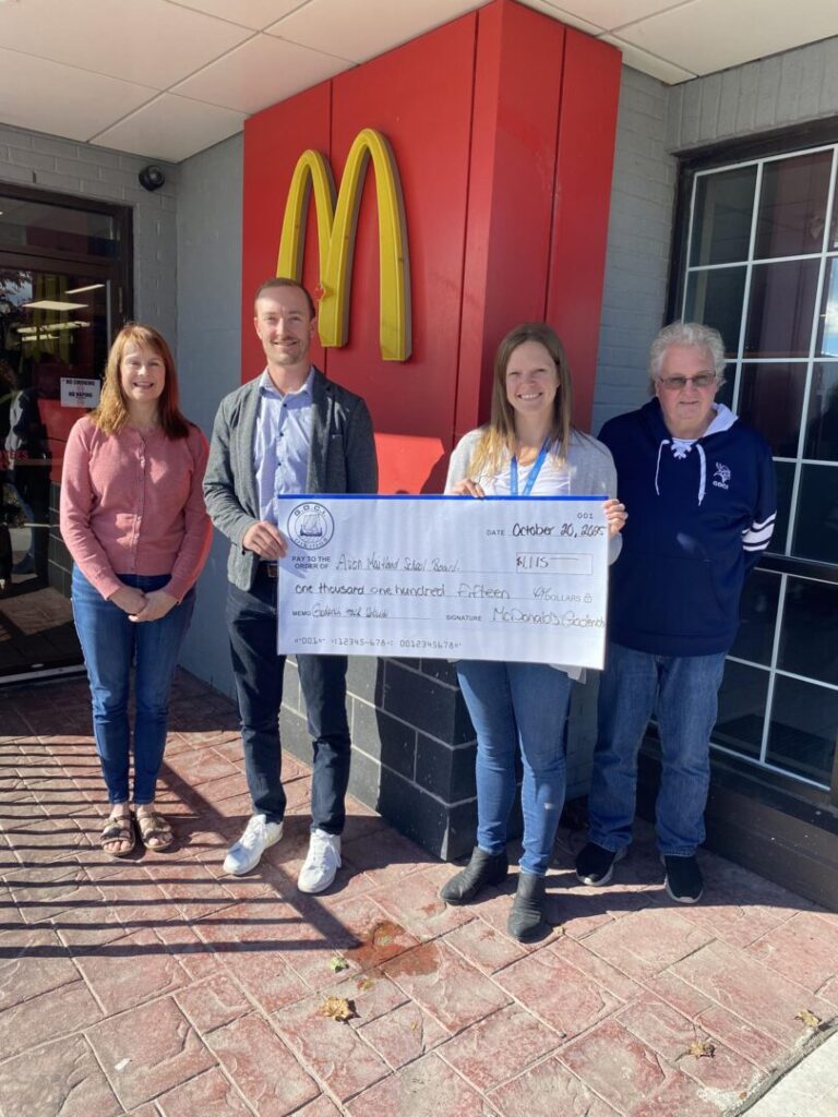 Goderich Track Rebuild Receives Support from McDonalds Fundraiser Goderich Track Rebuild Receives Support from McDonalds Fundraiser