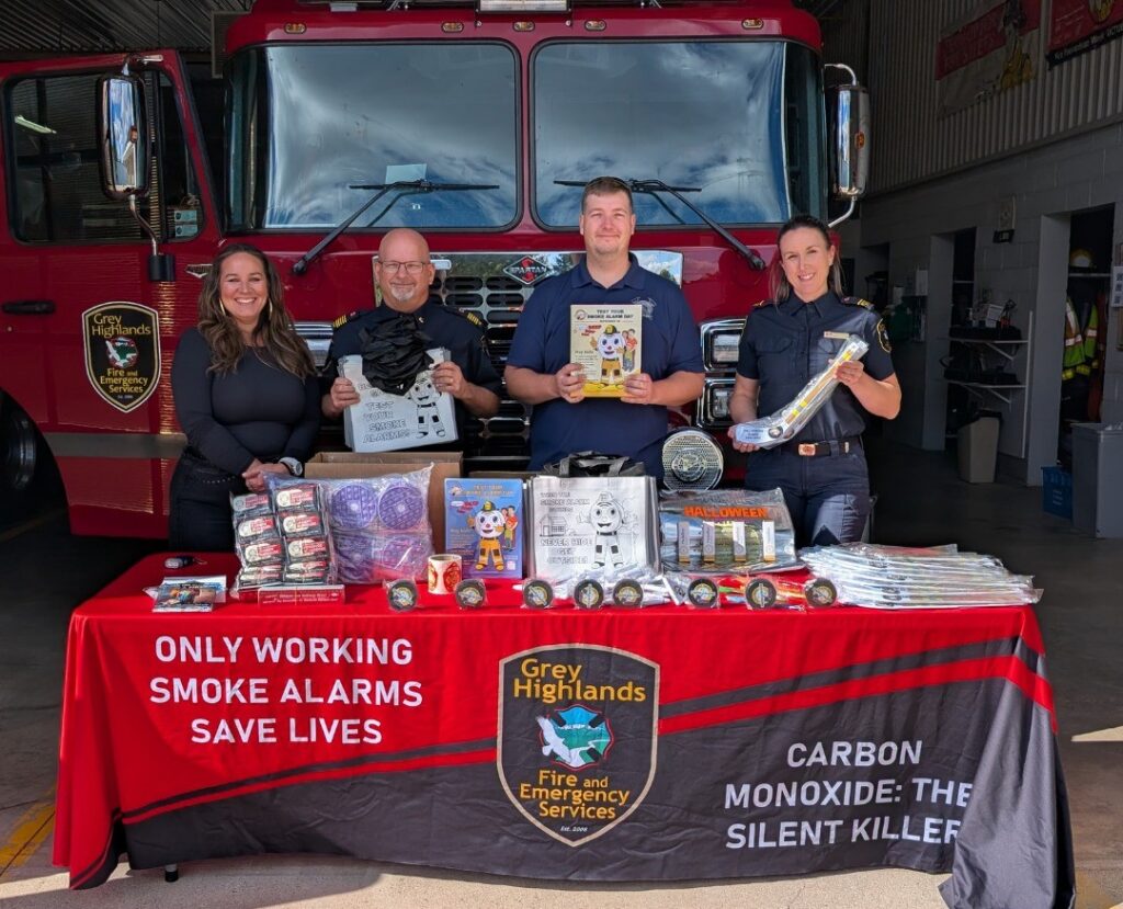 Grey Highlands Fire Recipient of Fall Fire Prevention Kit Giveaway
