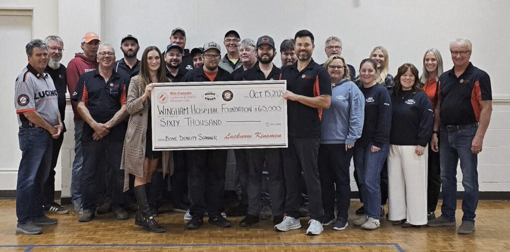 Lucknow Kinsmen Donate ,000 to Wingham Hospital