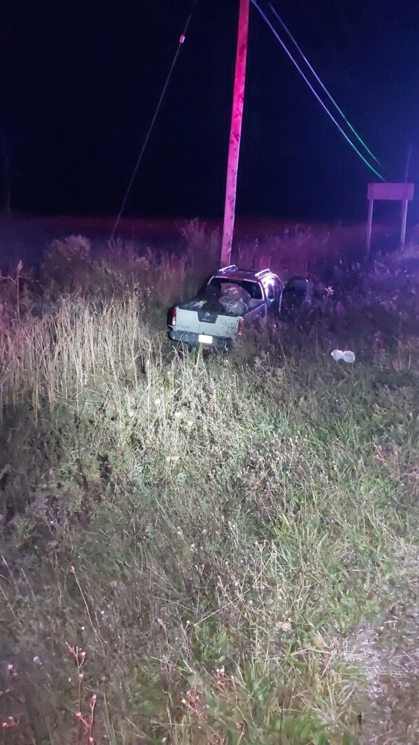 Meaford Telephone Pole crash photo 3