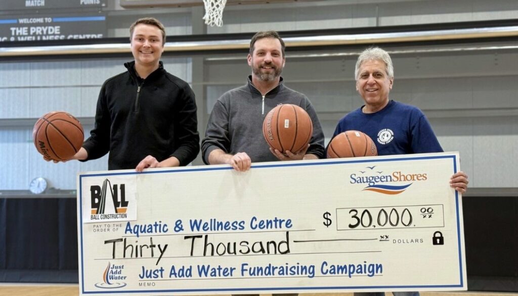 Ball Construction Pledges ,000 to Wellness Centre