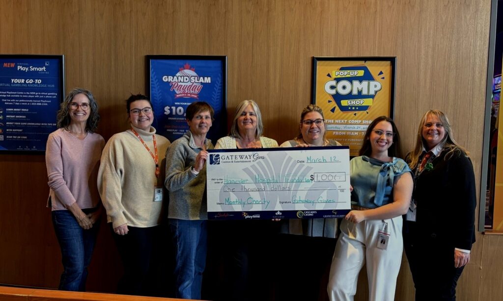 Gateway Casinos Supports Hanover Hospital for Monthly Giving Campaign