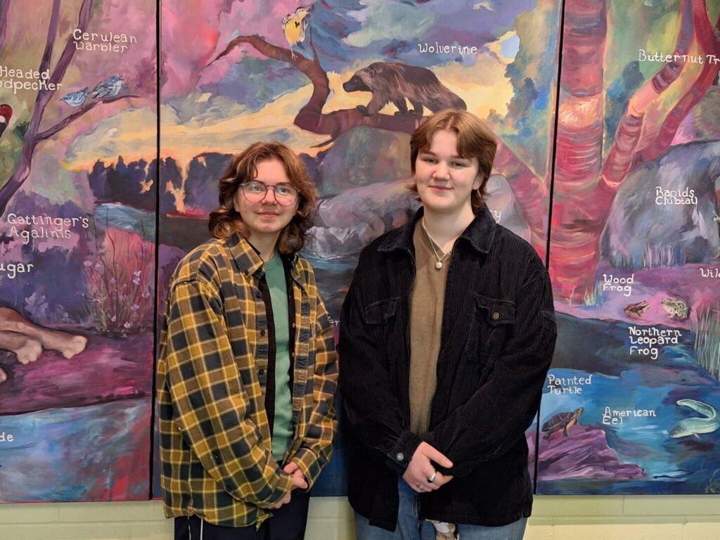 Student Mural On Display at Bluewater Outdoor Education Centre