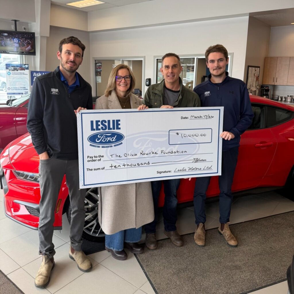 Leslie Motors Donates ,000 to Olivia Rourke Foundation