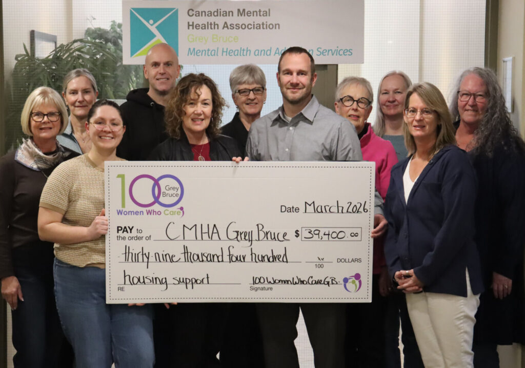 100 Women Who Care Pledge ,400 to CMHA
