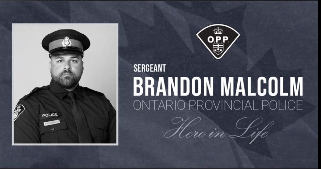 Northumberland OPP Officer Killed in the Line of Duty