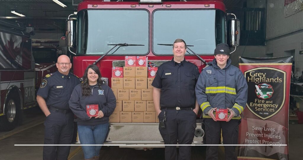 Grey Highlands Fire Department Wins Kidde Cause of Alarm