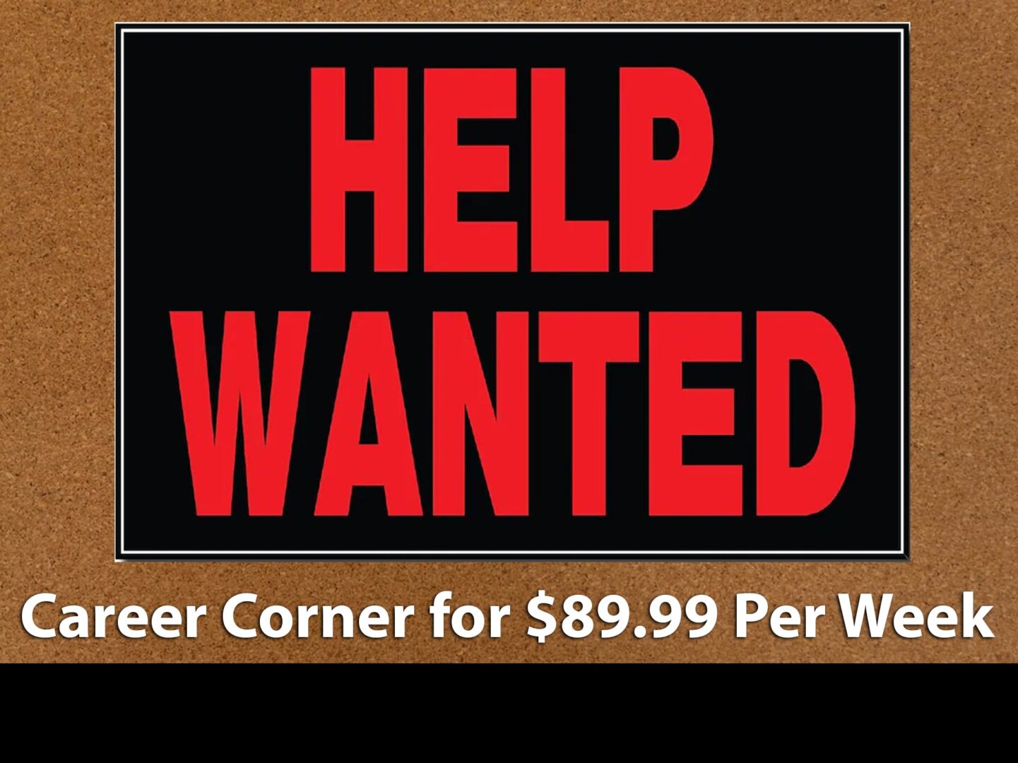 Career Corner Vertical Ad 2026 Rate