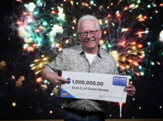 Owen Sound Man Cashes in $1 Million ENCORE Prize