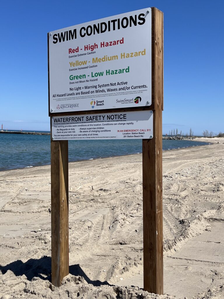 Kincardine Installing New Smart Beach Light at Station Beach