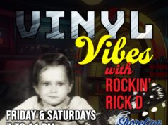 Vinyl Vibes (Fri & Sat Evenings 7 to 11 pm)